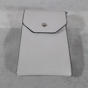 Nwot Crossbody moble device carrier in white